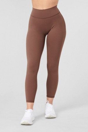 Young LA W221 - Staple Leggings Dark Brown Canada | TRPK-86439