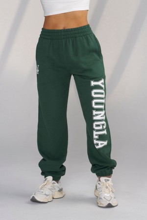 Young LA W223 - Campus Joggers Green Canada | SXZW-18609