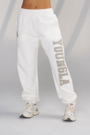 Young LA W223 - Campus Joggers White Canada | BKYE-95108