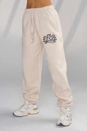 Young LA W226 - Teddy Jogger Cream Canada | HCLD-09815