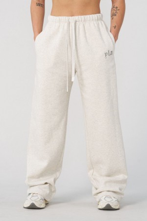 Young LA W229 - Urban Straight Leg Jogger Cream Canada | RKAG-18360