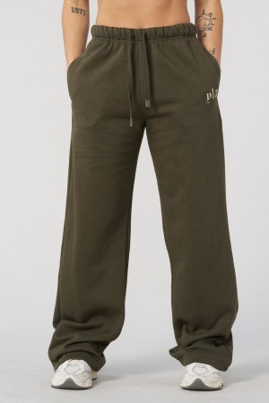 Young LA W229 - Urban Straight Leg Jogger Olive Canada | PEVH-73249