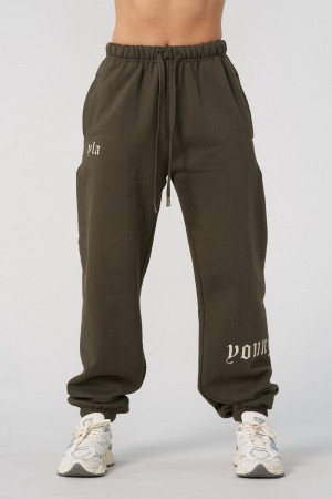 Young LA W232 - Urban Cuff Jogger Olive Canada | KGAP-14908