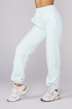 Young LA W246 Signature Joggers Aqua Canada | JFCD-73824