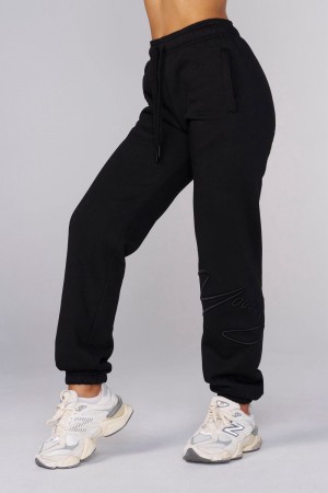 Young LA W246 Signature Joggers Black Canada | HSEG-39167