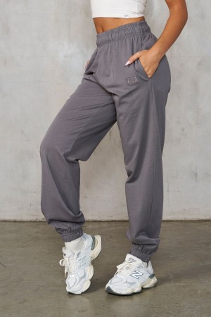 Young LA W247 Pump Cover Joggers Grey Canada | EZIV-92086