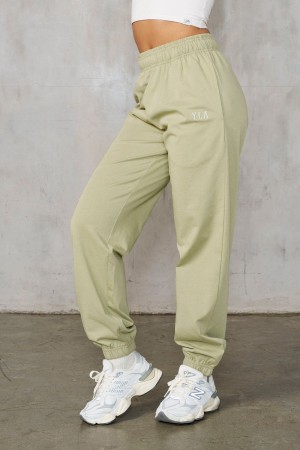 Young LA W247 Pump Cover Joggers Olive Canada | PDKN-46538