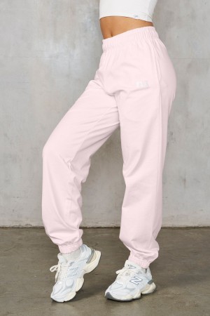 Young LA W247 Pump Cover Joggers Pink Canada | SUCO-56978