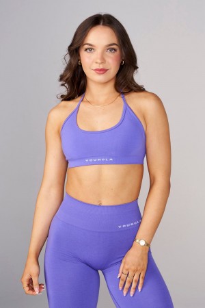 Young LA W342 Seamless Core Bra Spring 24' Dark Blue Canada | XITJ-70469