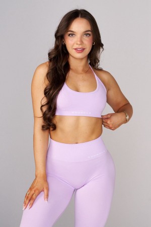 Young LA W342 Seamless Core Bra Spring 24' Purple Canada | AONU-13587