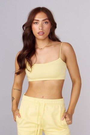 Young LA W347 Iris Tank Yellow Canada | PNXT-67285