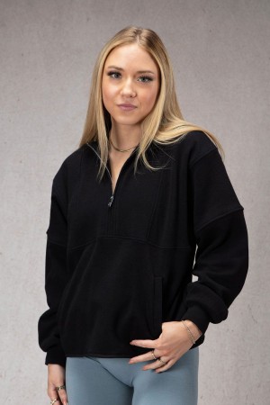 Young LA W504 Throwback Pullover Black Canada | QMPO-75806