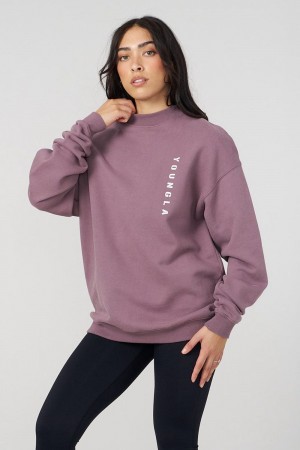 Young LA W539 Eternal Crewneck Purple Canada | LHAR-75869