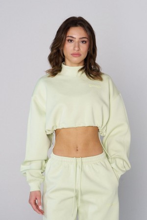 Young LA W540 Scuba Crop Green Canada | LMFO-07829