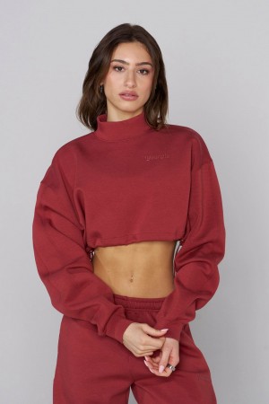 Young LA W540 Scuba Crop Red Canada | FCIM-17864