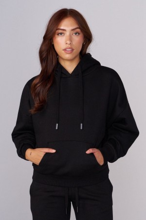 Young LA W546 Signature Hoodie Black Canada | JPIO-32695