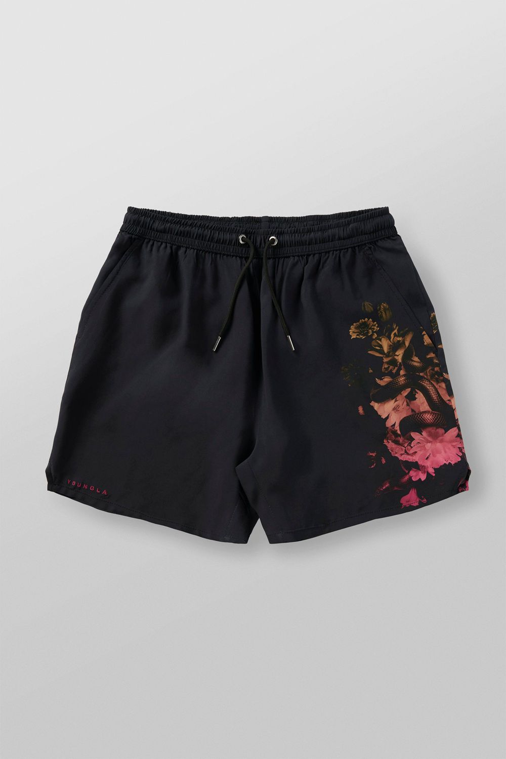 Young LA 1006 - Miami Sunset Shorts Black Canada | VTGR-71825