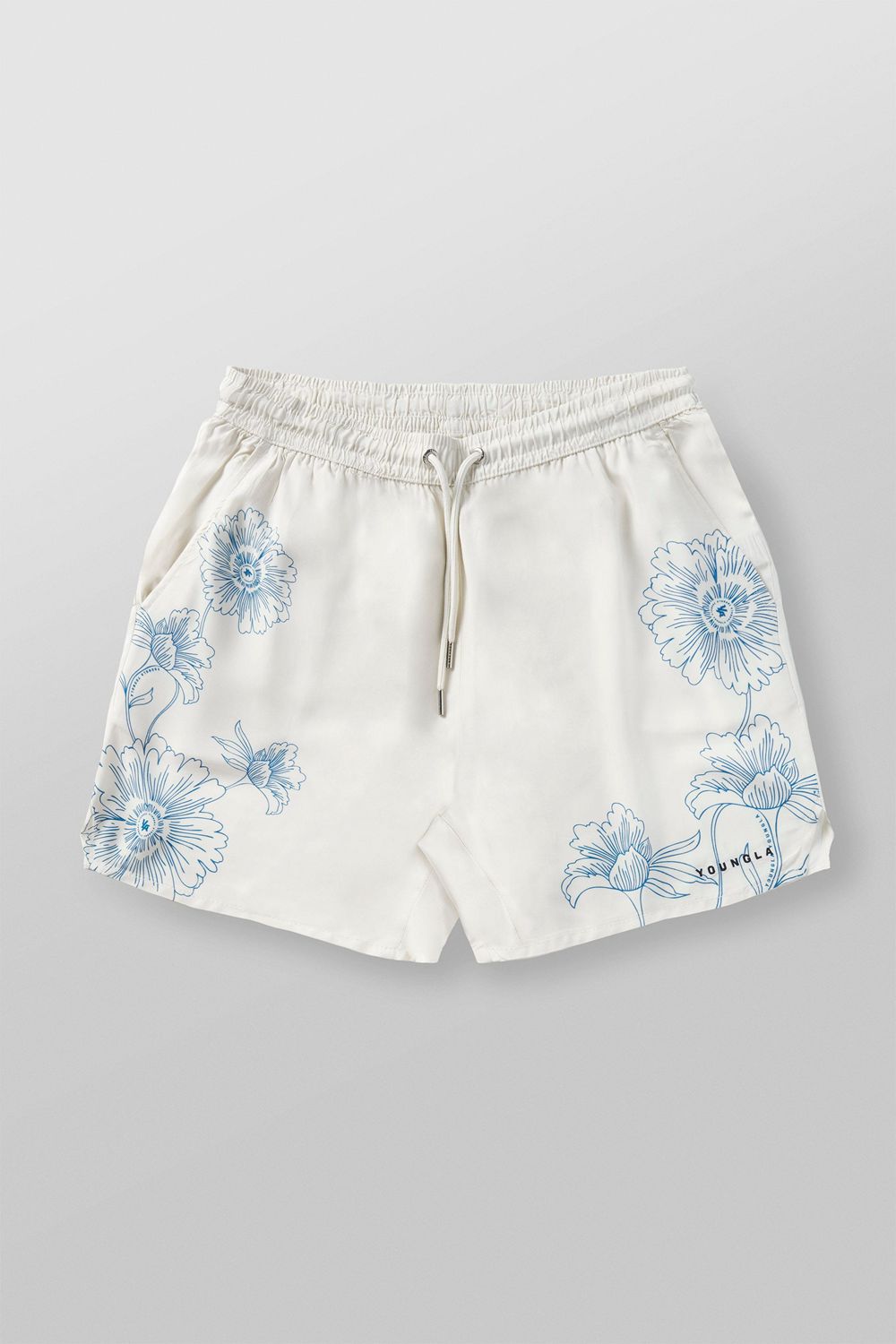 Young LA 1006 - Miami Sunset Shorts White Canada | KOHF-24873