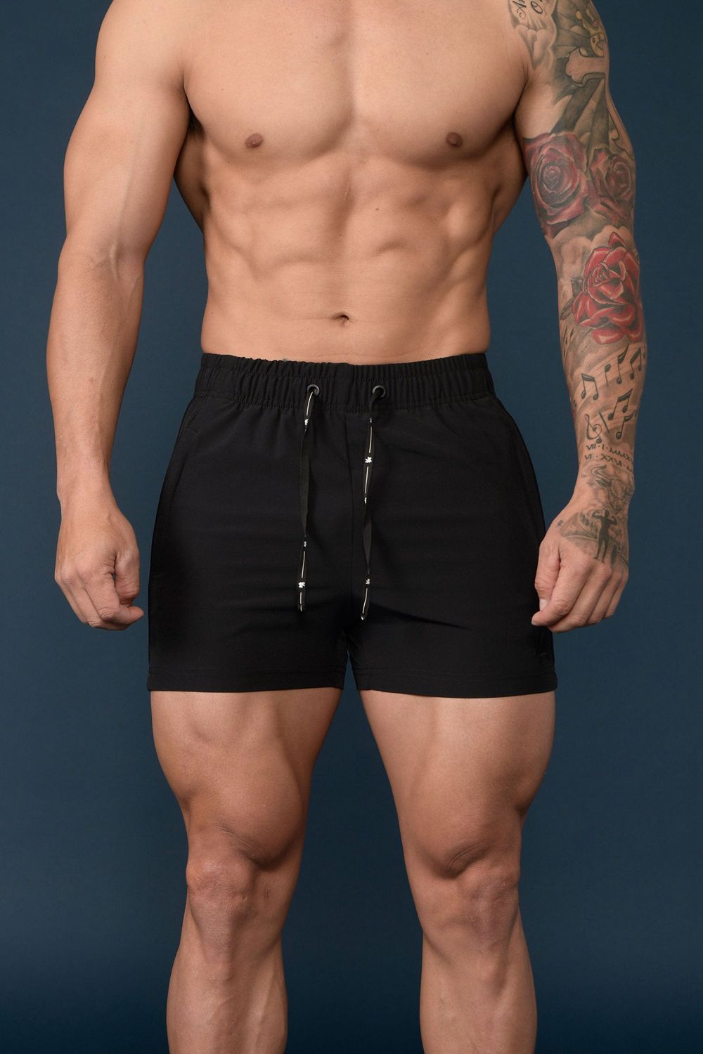 Young LA 101 Bodybuilding Short Shorts Black Canada | ELTD-76189