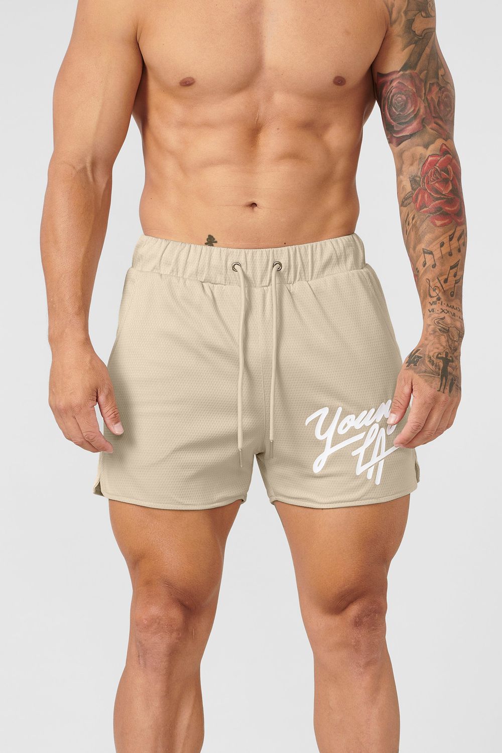 Young LA 104 Legacy Shorts Beige Canada | HQLY-57043