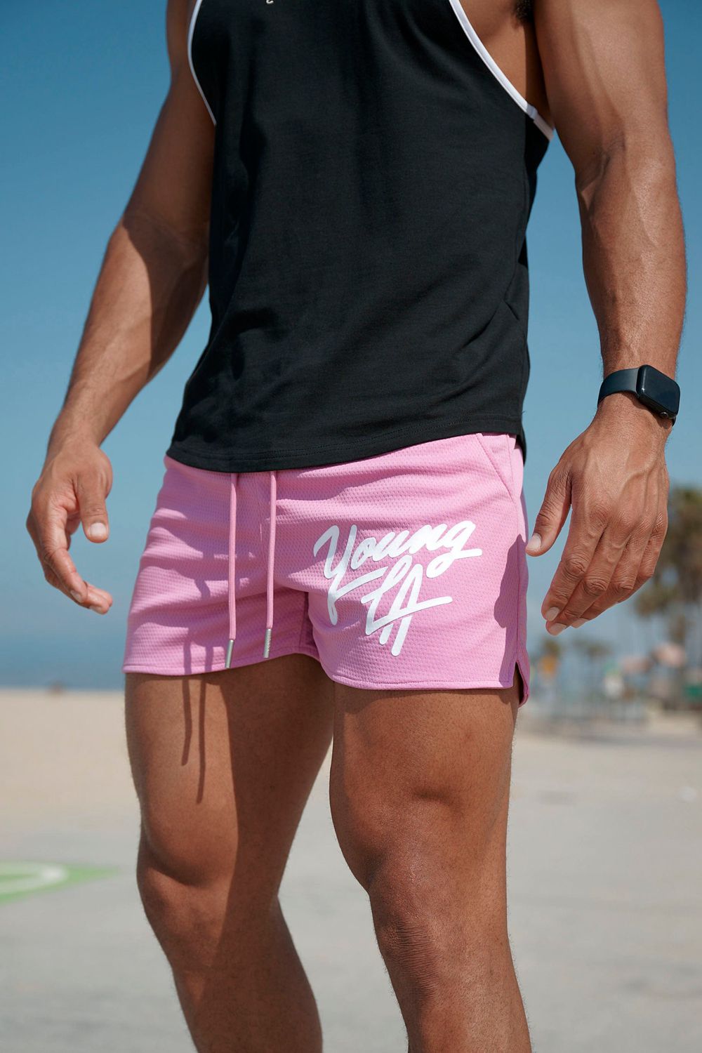 Young LA 104 Legacy Shorts Pink Canada | HVTQ-59317