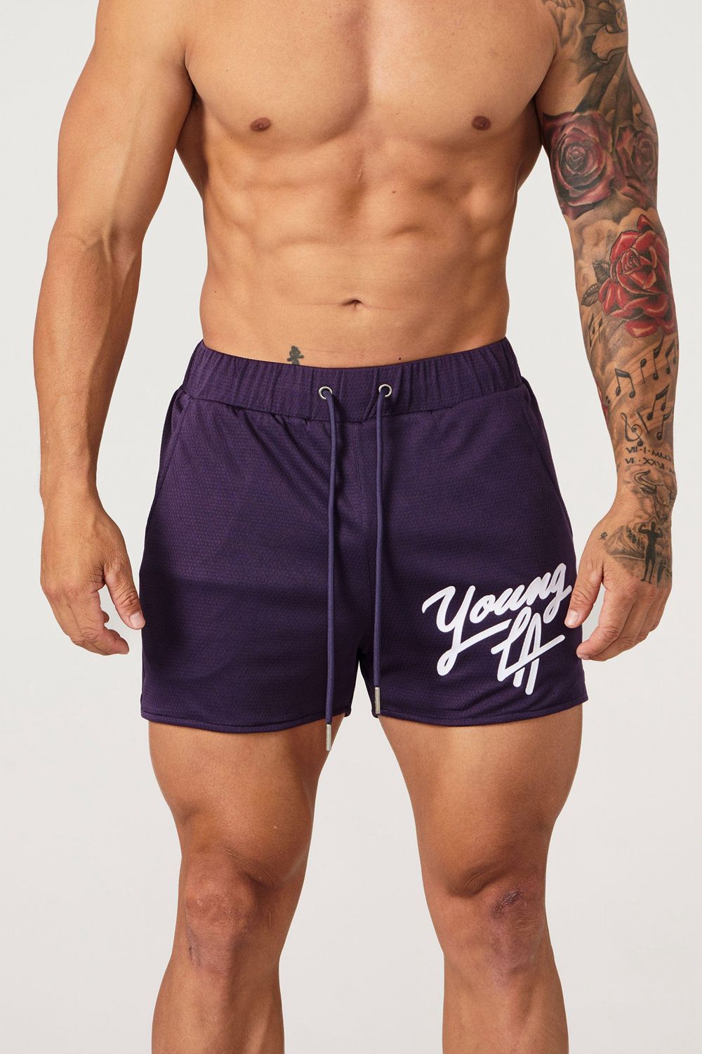 Young LA 104 Legacy Shorts Purple Canada | KANT-65710