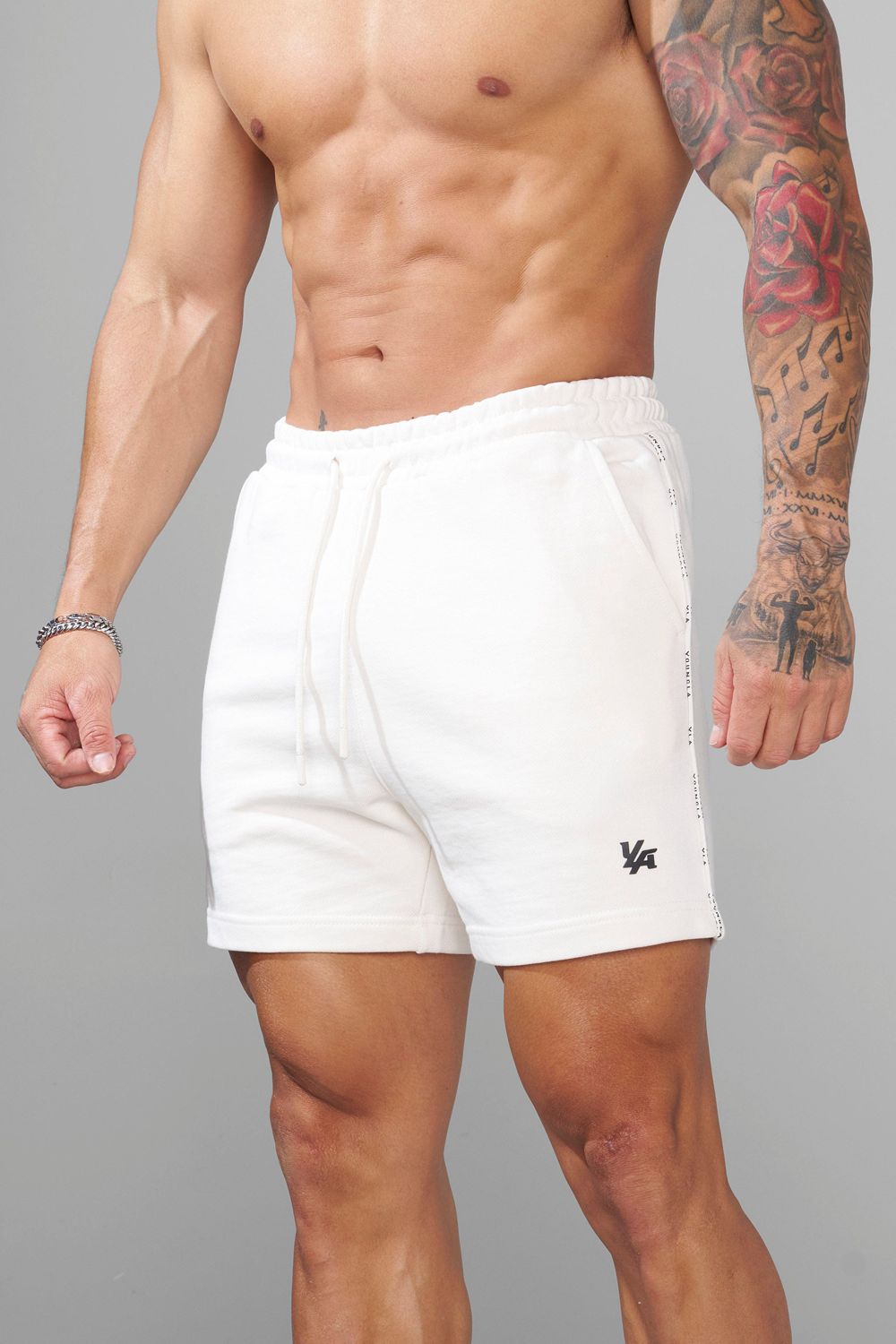 Young LA 1078 - Piping Collection - Shorts White Canada | UDRF-92410