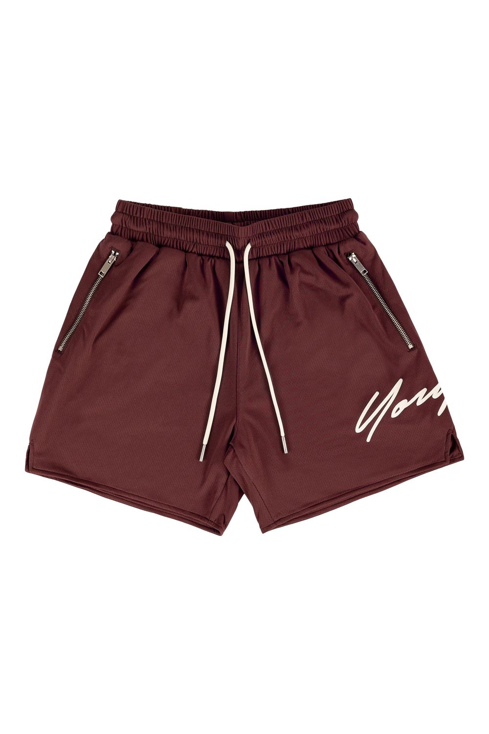 Young LA 115 Signature Shorts Burgundy Canada | MYWV-06879