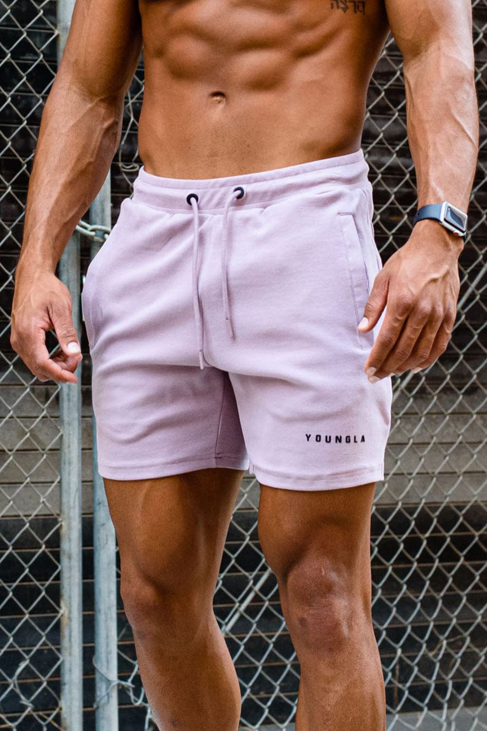 Young LA 118 The Perfect Shorts Purple Canada | EADP-12684