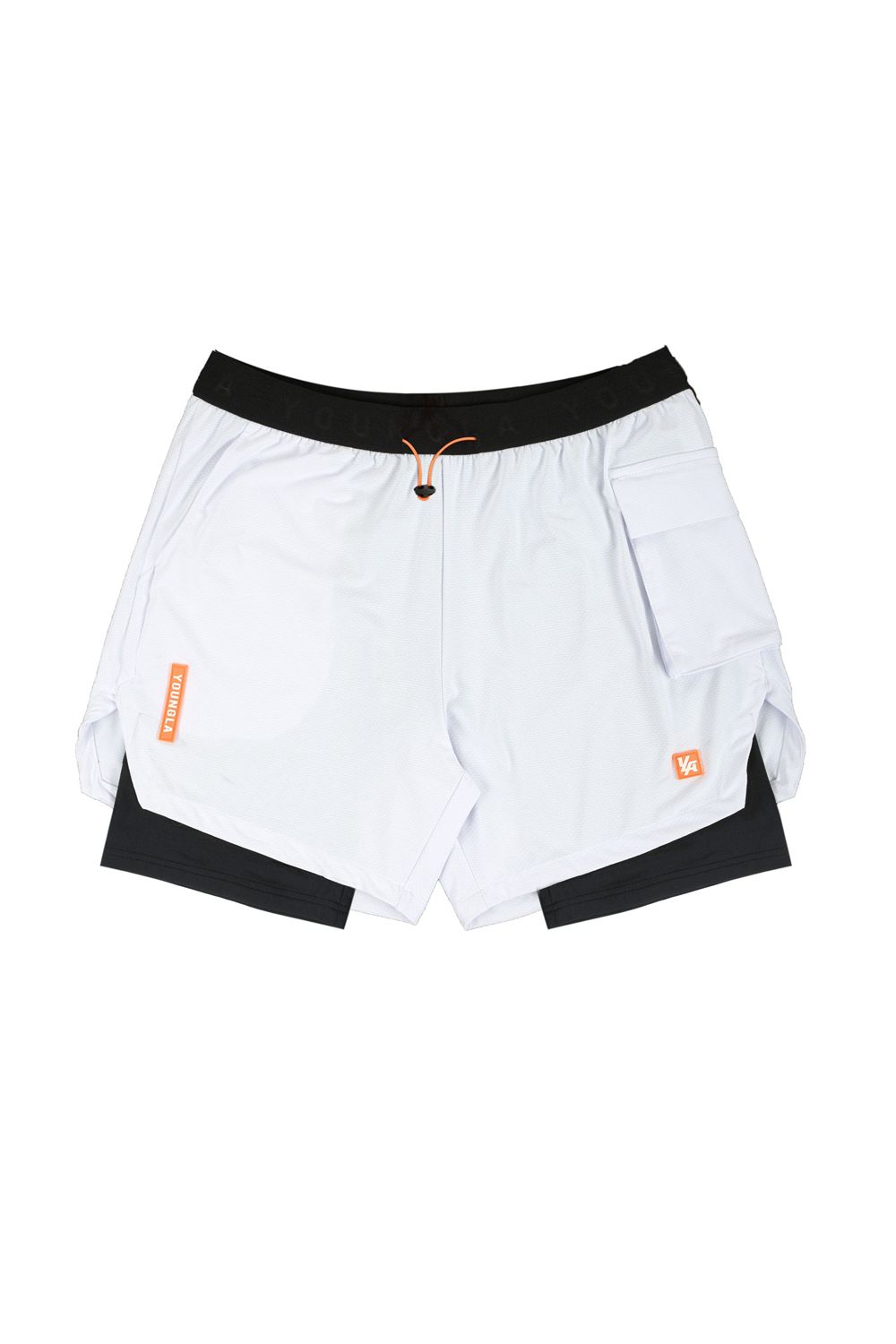 Young LA 121 Performance Line Compression Shorts White Canada | MOUZ-97364