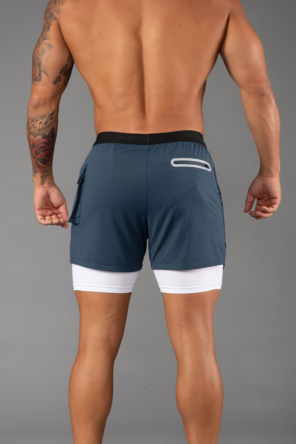 Young LA 121 Performance Line Compression Shorts Teal Canada | RSJH-19587