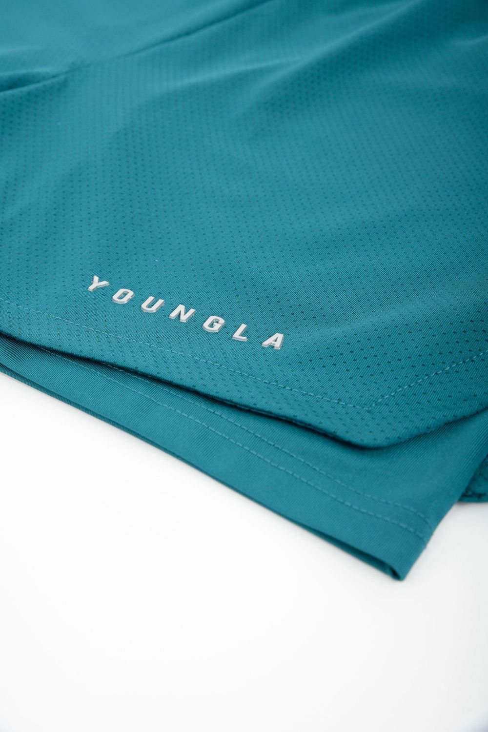 Young LA 129 Trilogy Compression Shorts Teal Canada | EYXK-56421