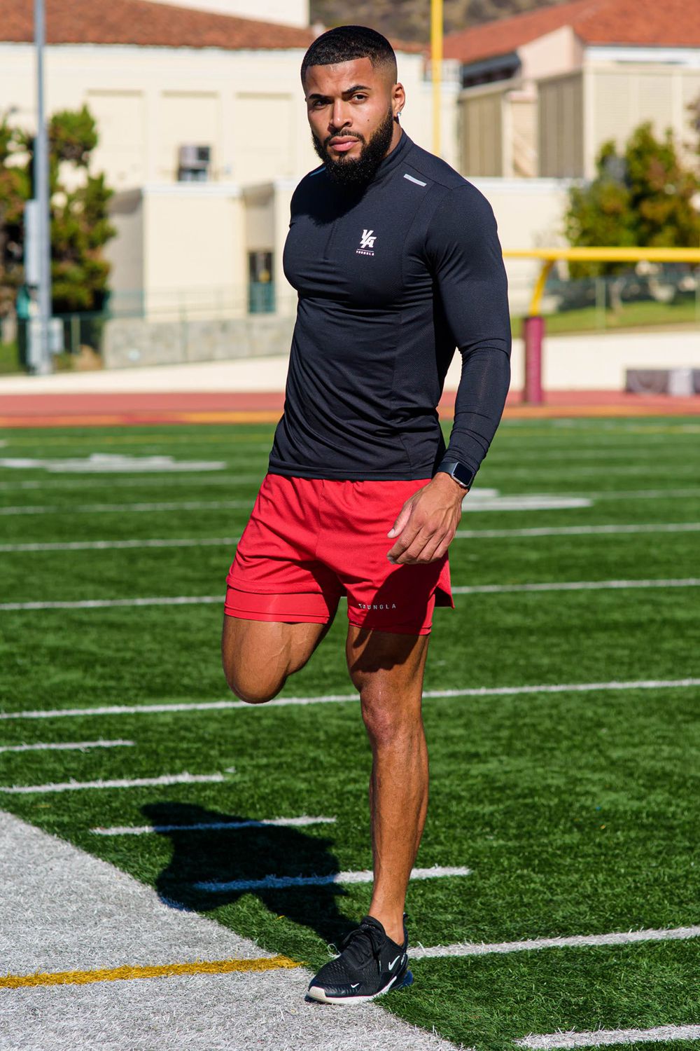 Young LA 129 Trilogy Compression Shorts Red Canada | PZSE-49176