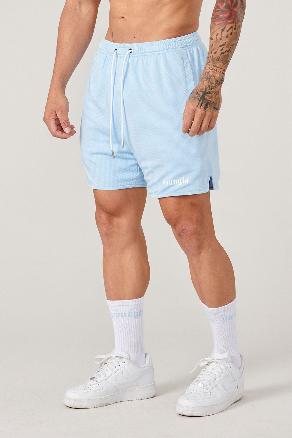 Young LA 134 Game-Time Shorts & Socks Set Blue Canada | KTUA-89543