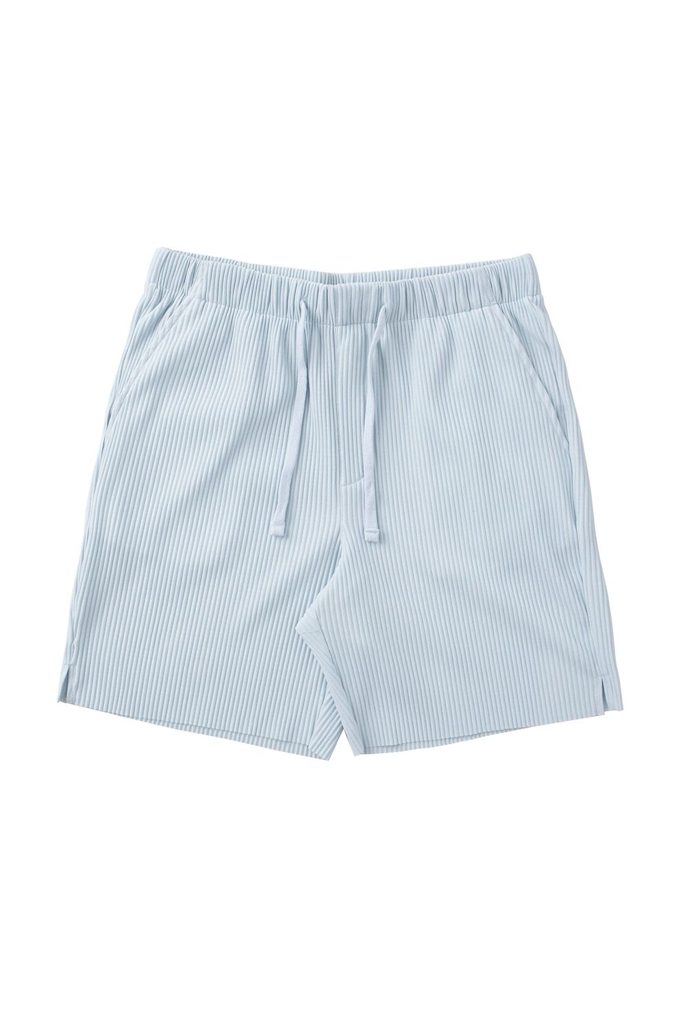 Young LA 148 Pleated Festival Shorts Blue Canada | ZYBO-27138