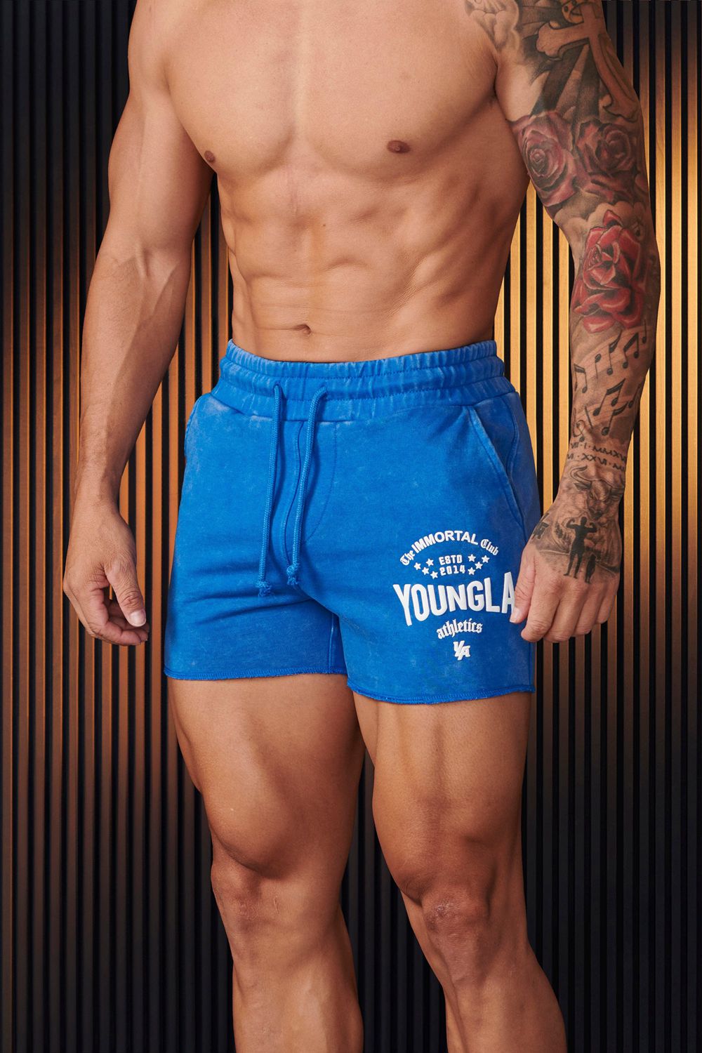 Young LA 152 - Immortal Shorts Blue Canada | XQFW-10876