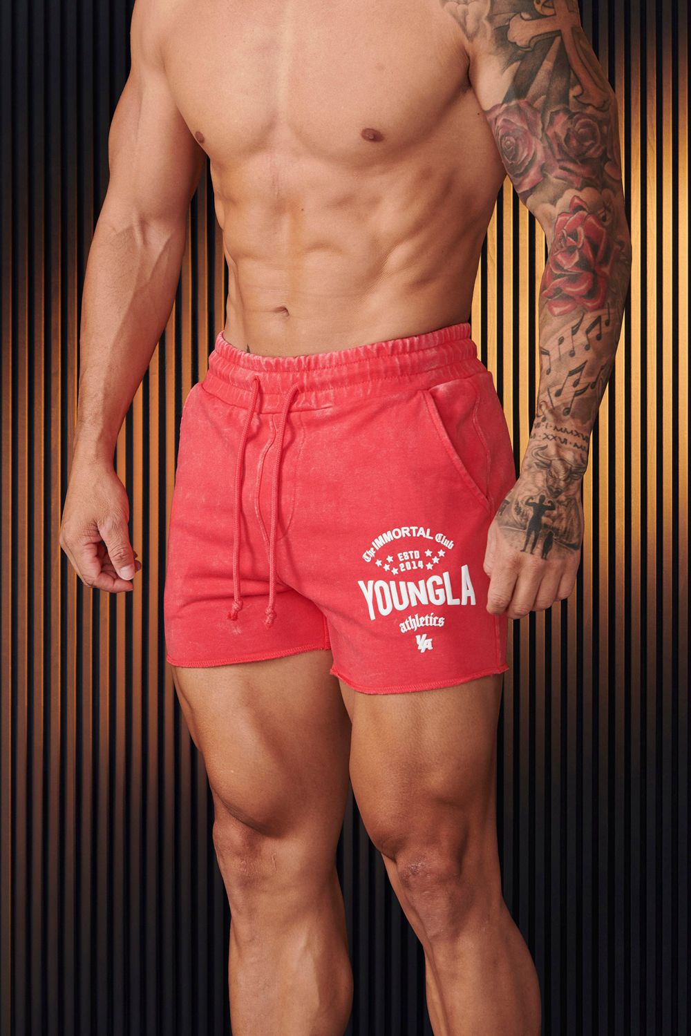 Young LA 152 - Immortal Shorts Red Canada | LYRN-67208