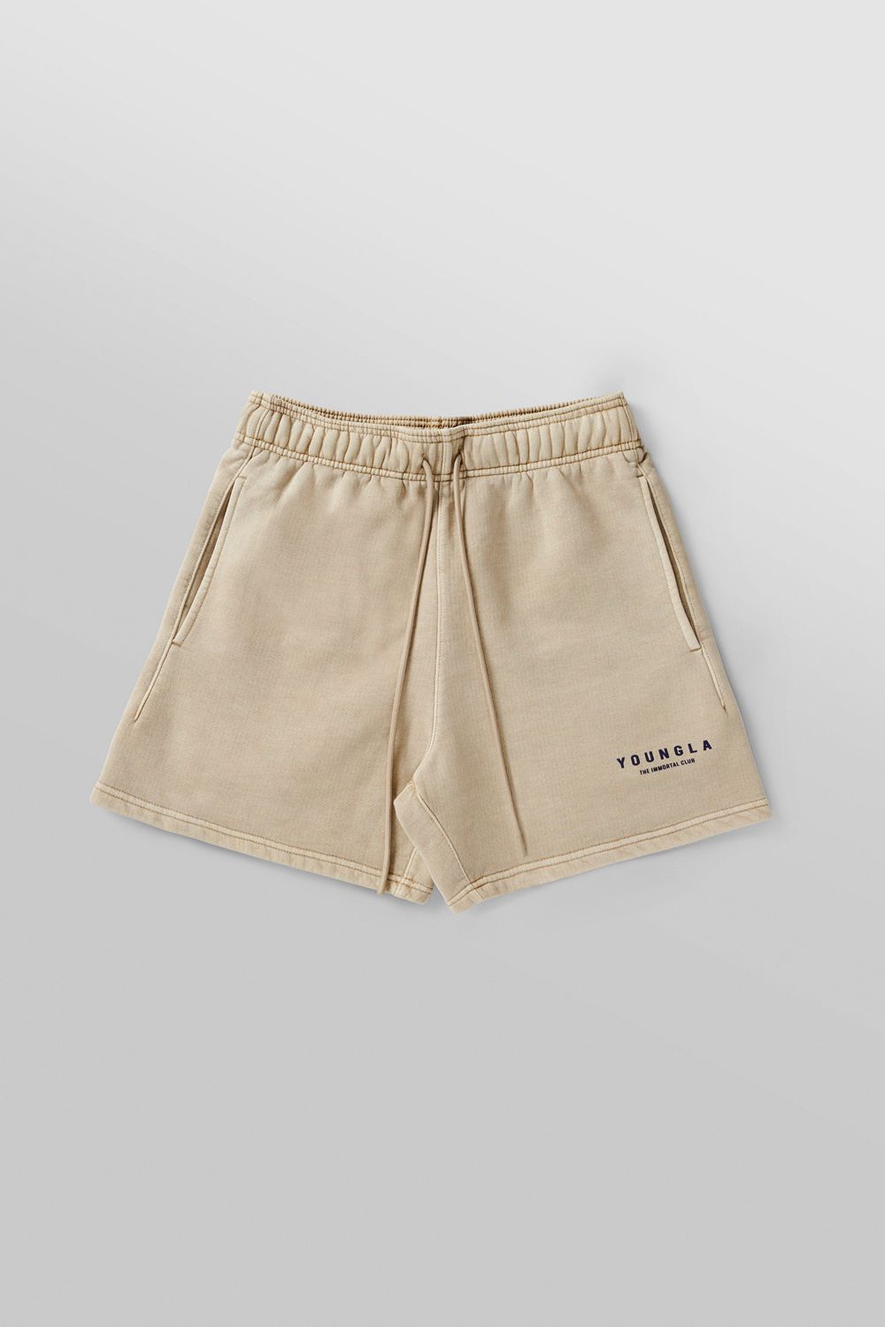 Young LA 153 - Immortal Club Shorts Beige Canada | BJWL-83526