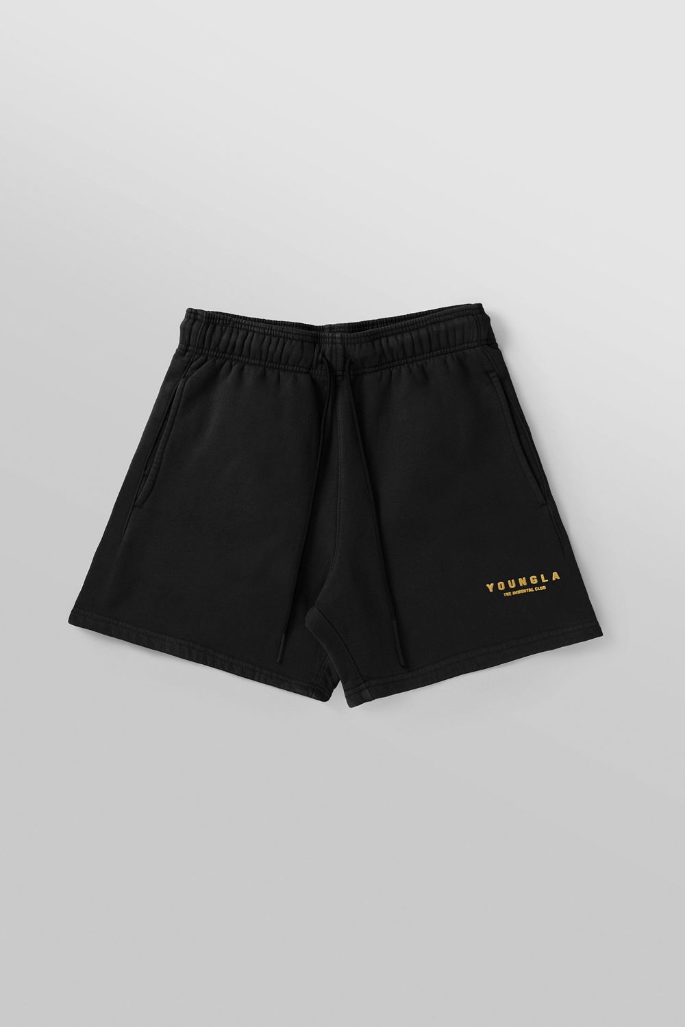 Young LA 153 - Immortal Club Shorts Black Canada | SRDC-72615