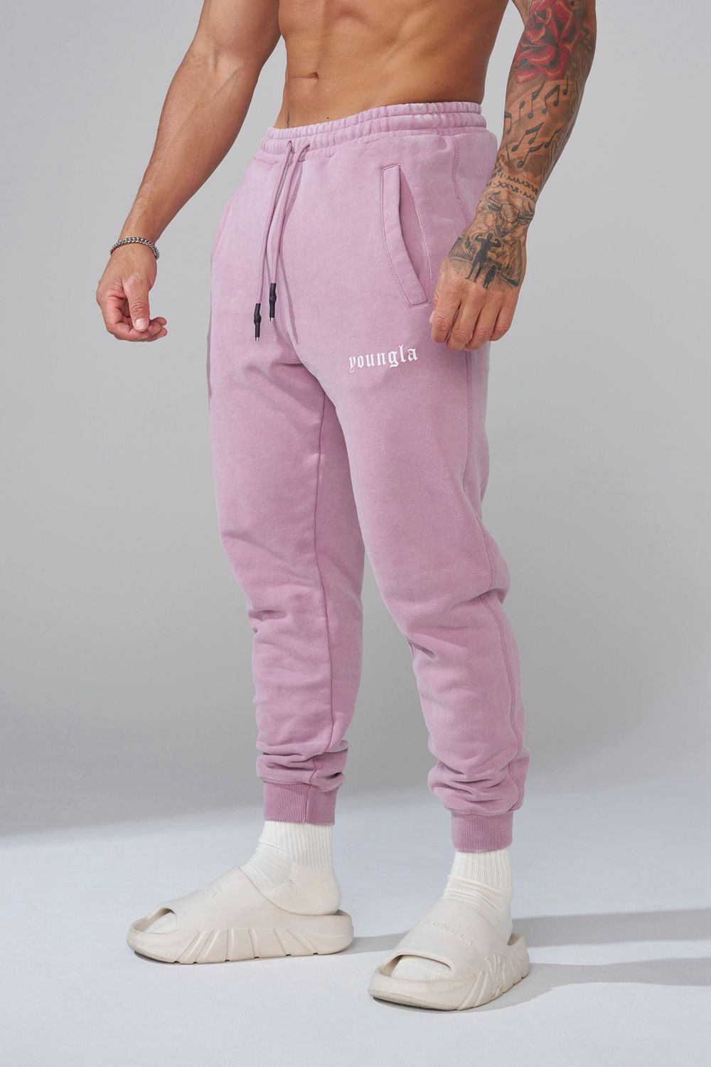 Young LA 2022 - Love Sets - Joggers Pink Canada | TPKL-27901