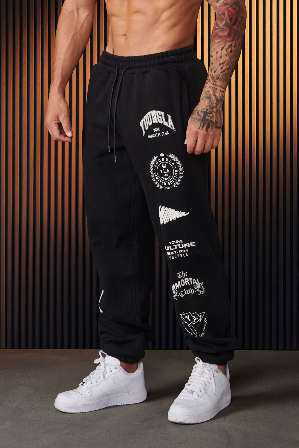 Young LA 204 - Immortal Killer Joggers Black Canada | XYPK-18624