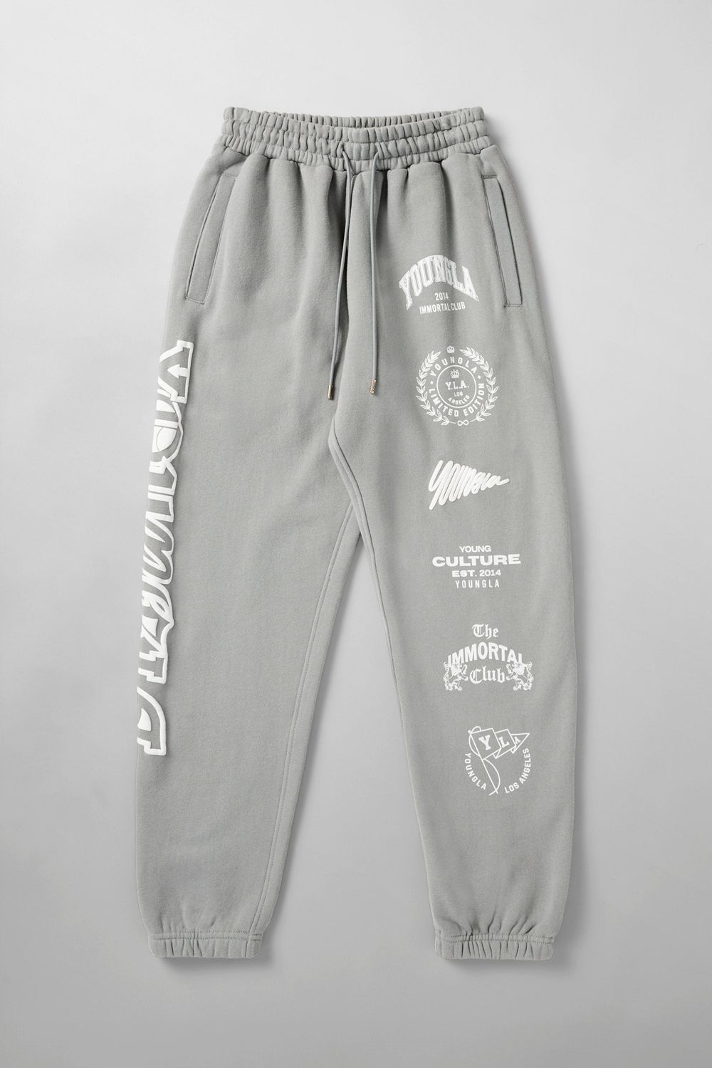 Young LA 204 - Immortal Killer Joggers Light Grey Canada | LIRO-79518