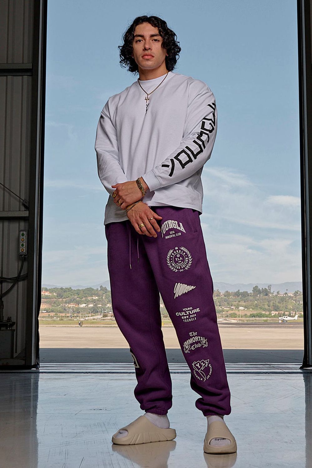 Young LA 204 - Immortal Killer Joggers Purple Canada | OTRL-84091