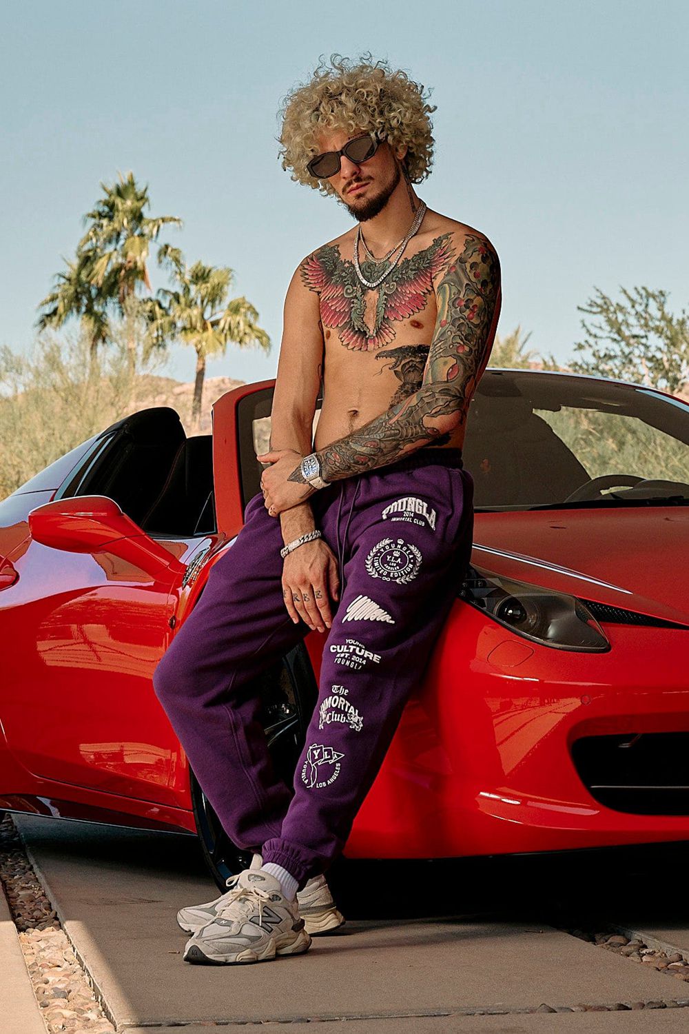 Young LA 204 - Immortal Killer Joggers Purple Canada | OTRL-84091