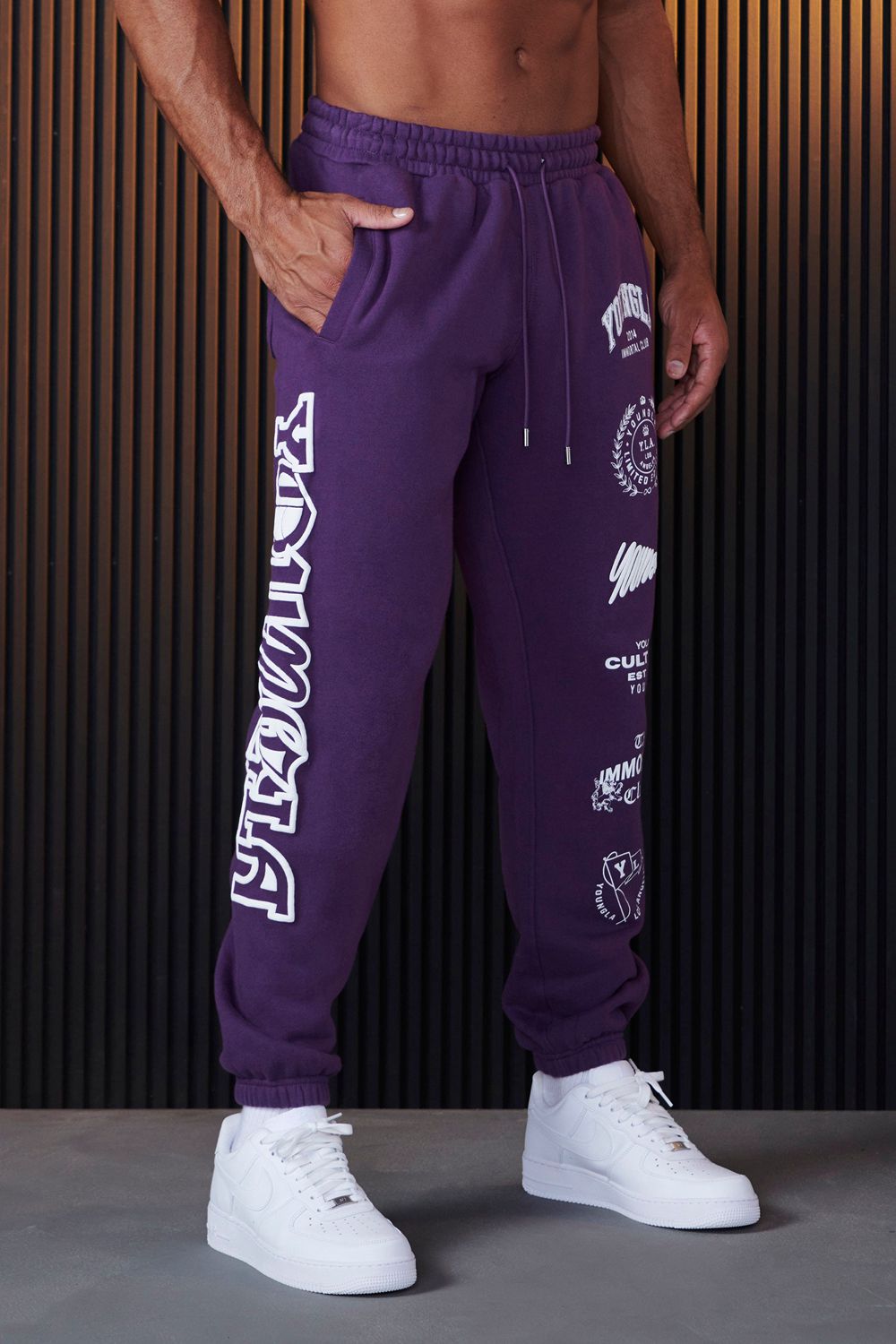 Young LA 204 - Immortal Killer Joggers Purple Canada | OTRL-84091