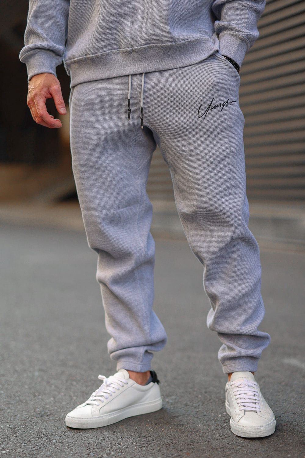 Young LA 207 Cozy Thermal Joggers Grey Canada | IADP-18927