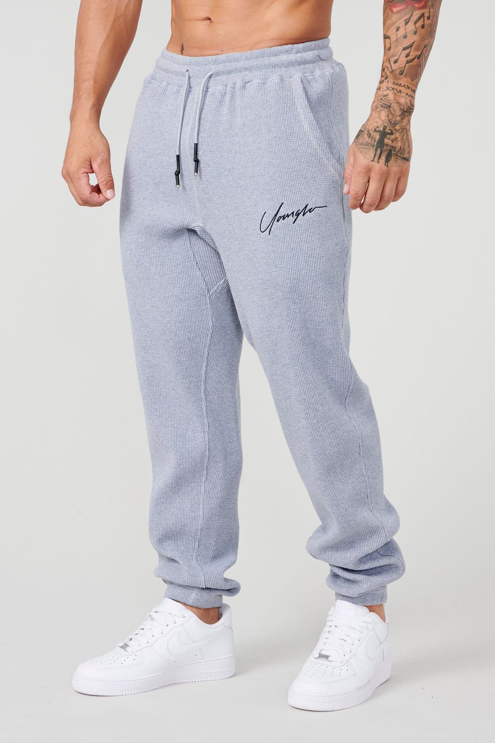 Young LA 207 Cozy Thermal Joggers Grey Canada | IADP-18927