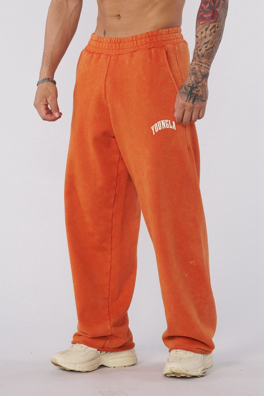 Young LA 2088 - New Wave Baggy Sweats Orange Canada | TZHG-69345