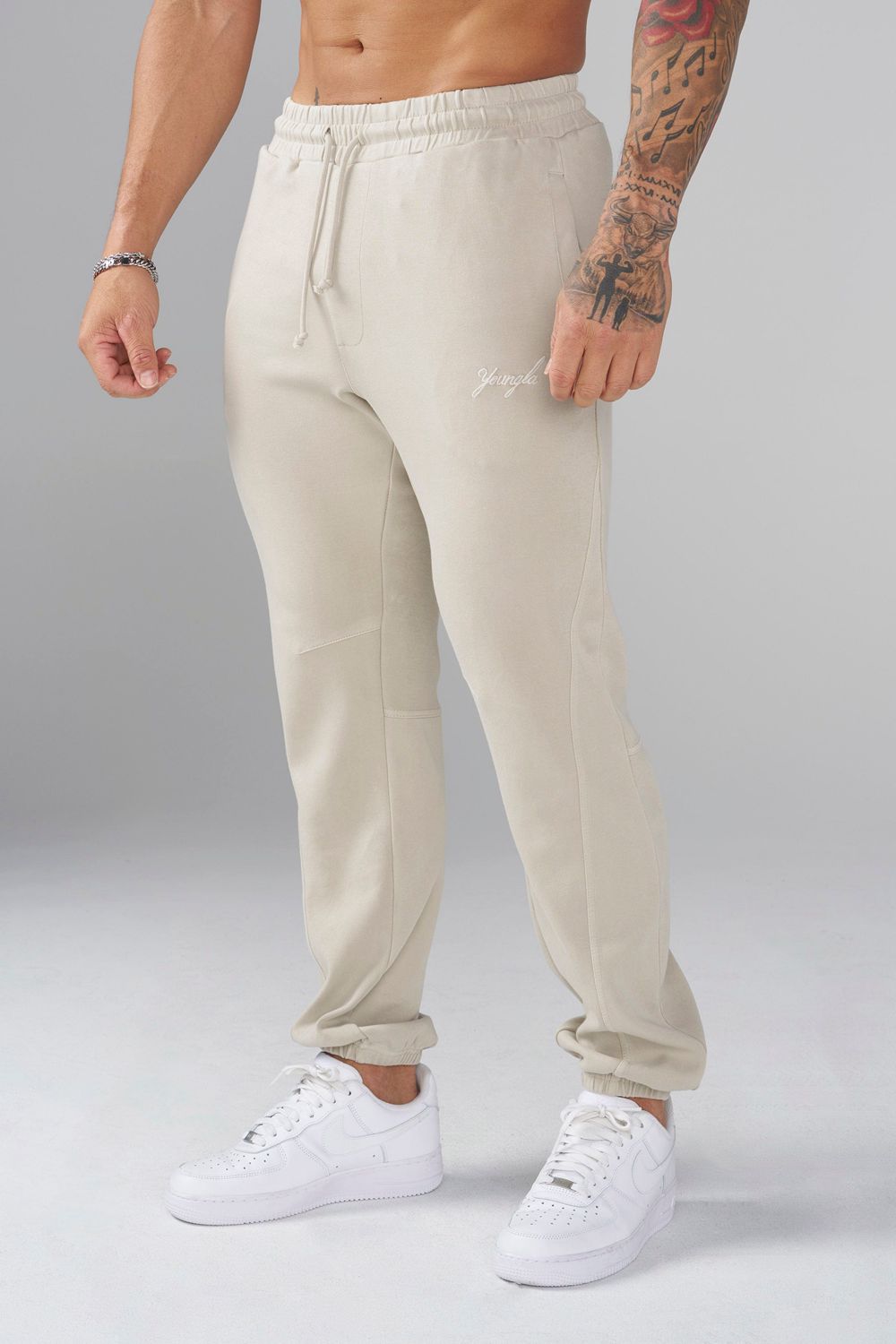 Young LA 2098 - Cloud Comfort Set - Joggers Cream Canada | NGAI-35408