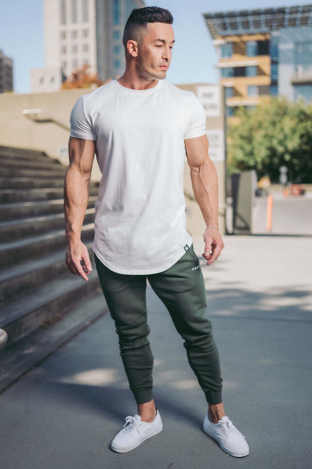 Young LA 213 Elite Joggers Olive Canada | WLYM-60597